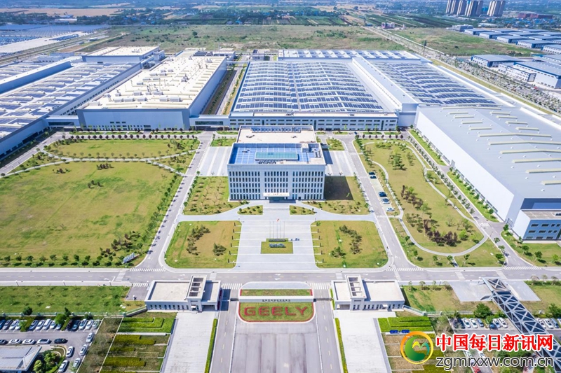 吉利汽车西安制造基地。西安经开区供图